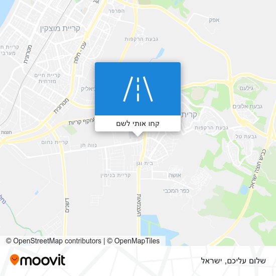מפת שלום עליכם