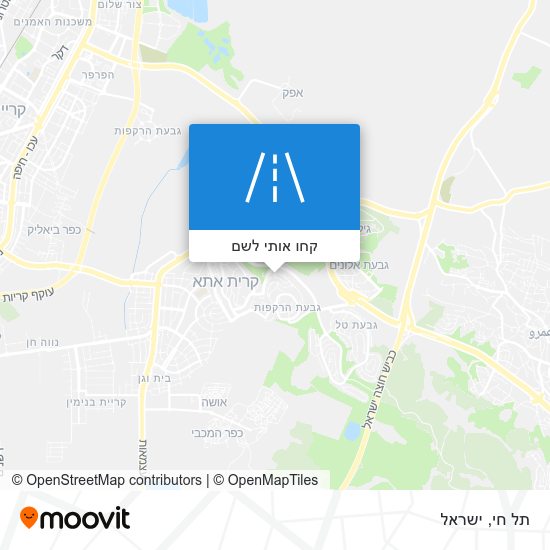 מפת תל חי