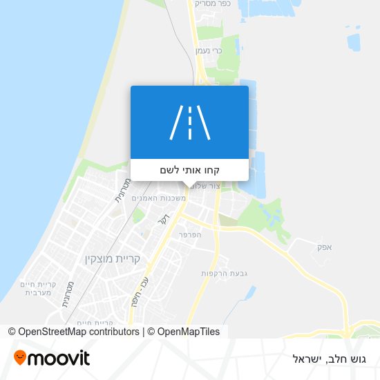 מפת גוש חלב