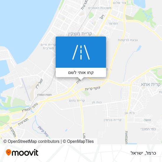 מפת כרמל