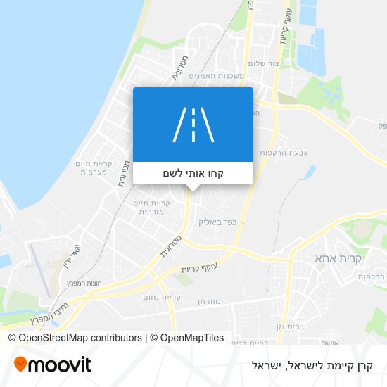 מפת קרן קיימת לישראל