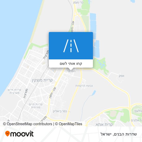 מפת שדרות הבנים
