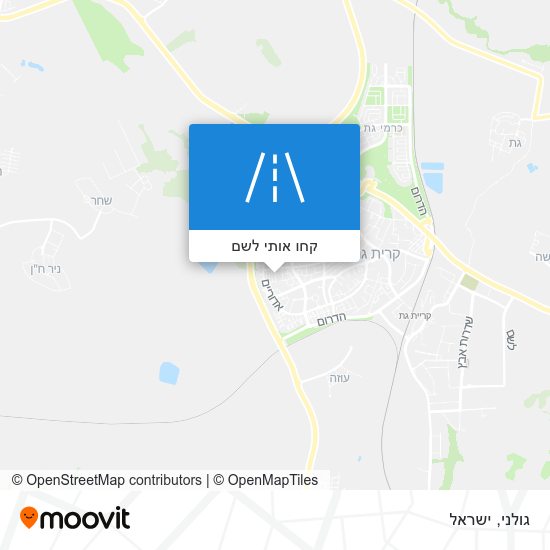 מפת גולני