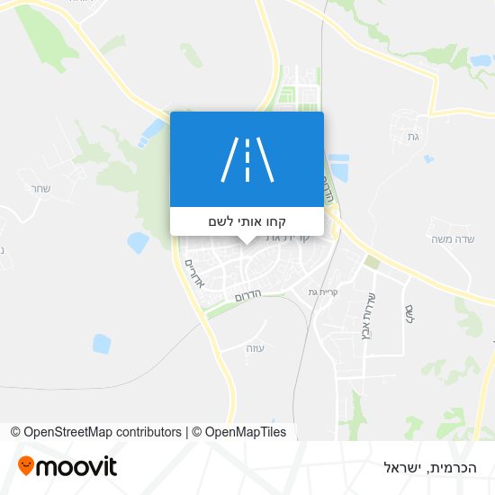מפת הכרמית