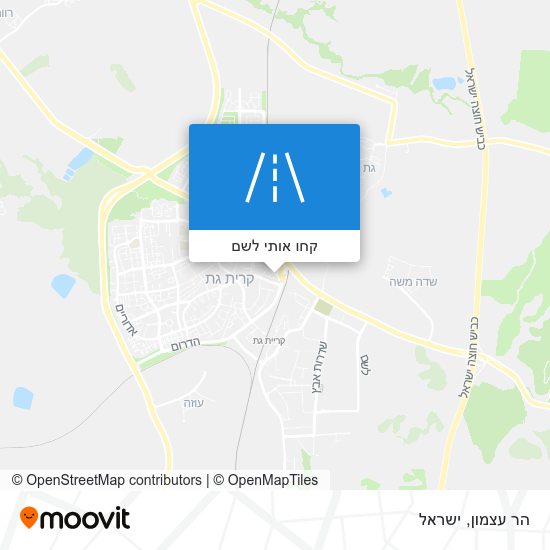 מפת הר עצמון