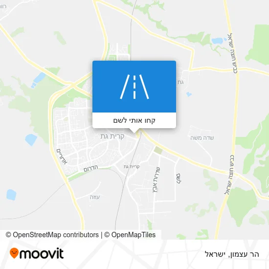 מפת הר עצמון