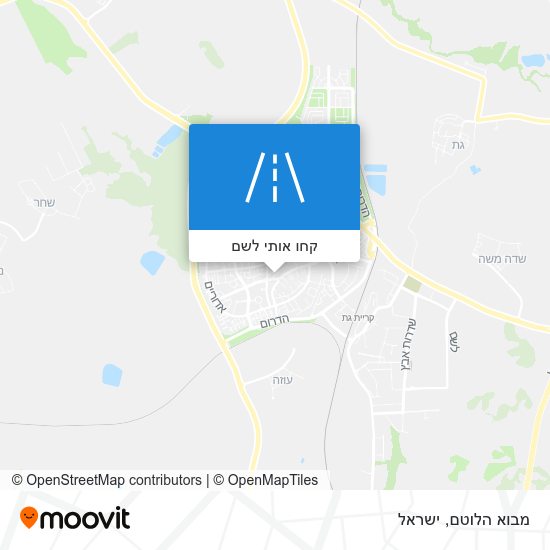 מפת מבוא הלוטם