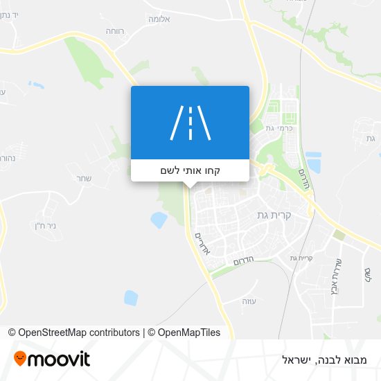 מפת מבוא לבנה