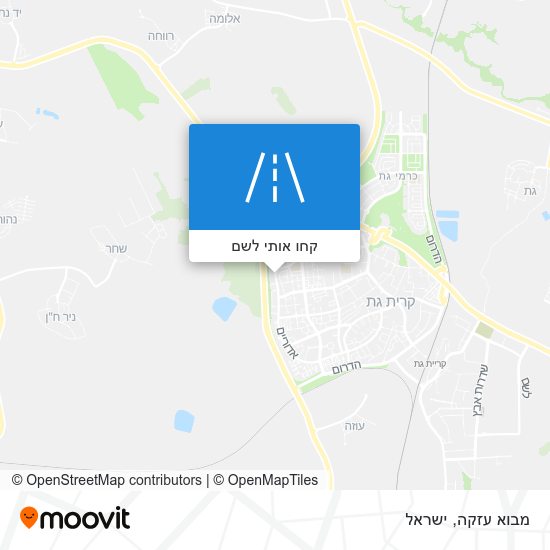 מפת מבוא עזקה
