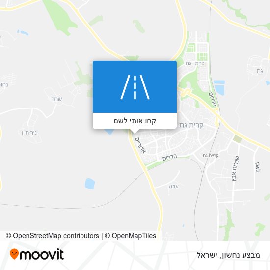 מפת מבצע נחשון