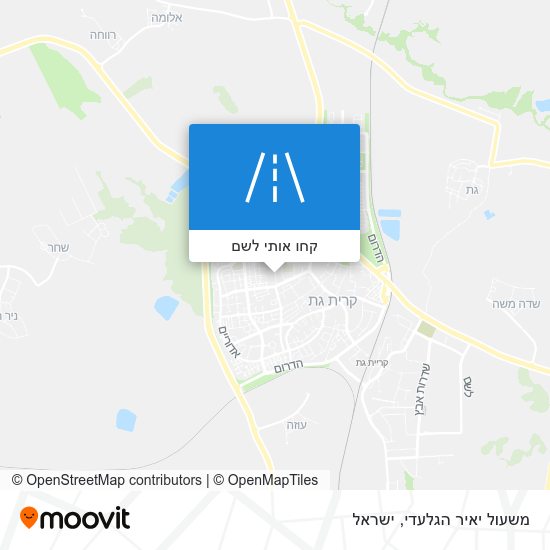 מפת משעול יאיר הגלעדי