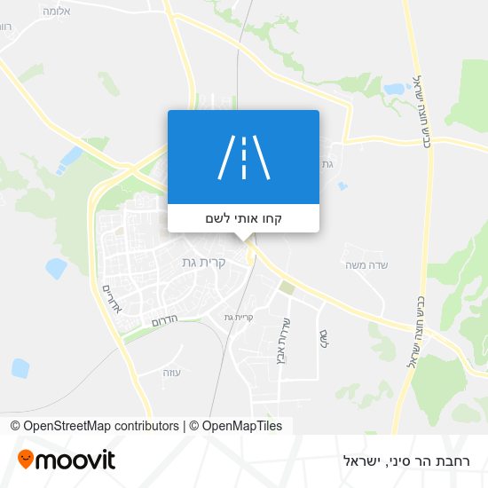 מפת רחבת הר סיני