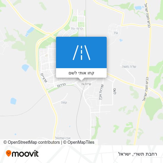 מפת רחבת תשרי