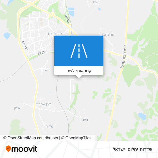 מפת שדרות יהלום