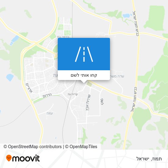 מפת תמוז