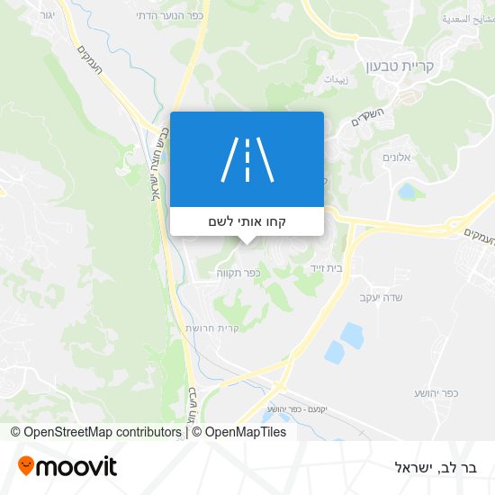מפת בר לב