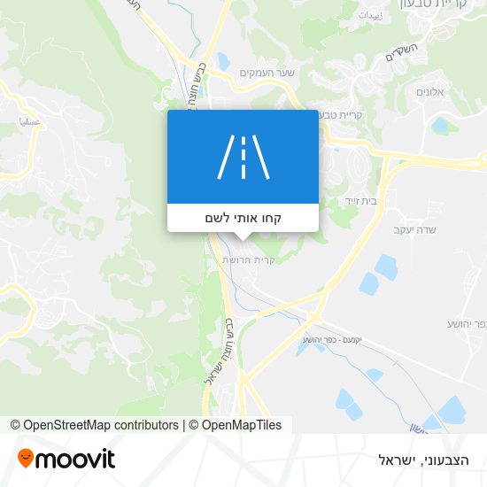 מפת הצבעוני