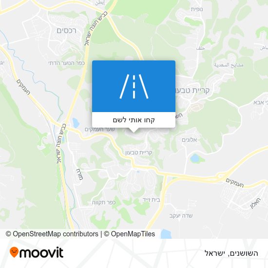 מפת השושנים