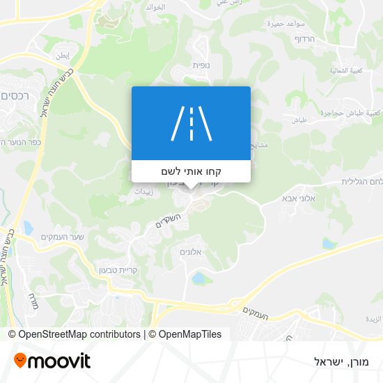 מפת מורן