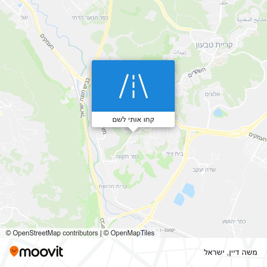 מפת משה דיין