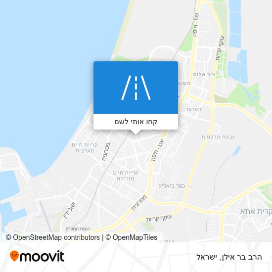 מפת הרב בר אילן