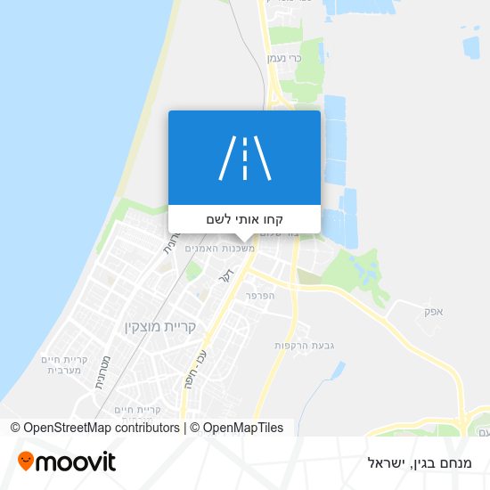 מפת מנחם בגין