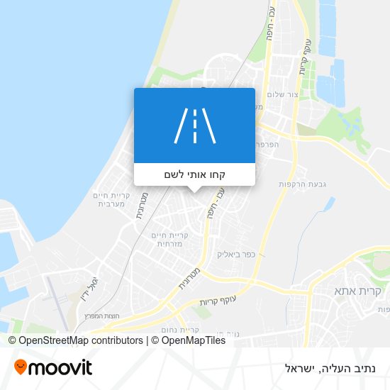 מפת נתיב העליה