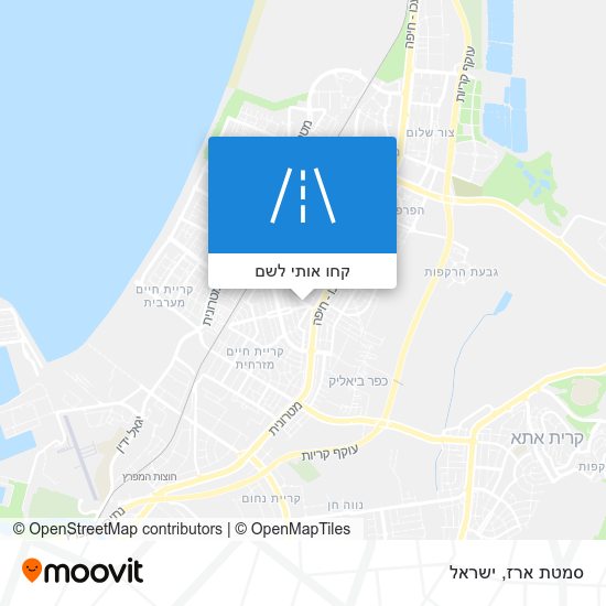 מפת סמטת ארז