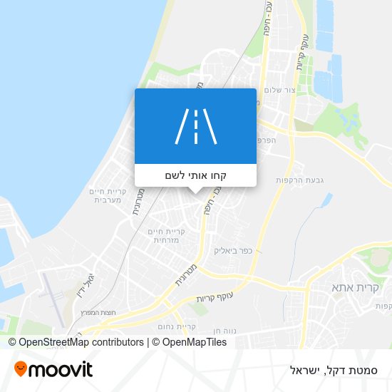 מפת סמטת דקל