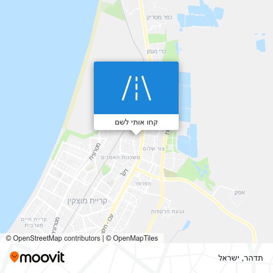 מפת תדהר