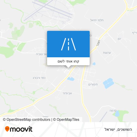 מפת השושנים
