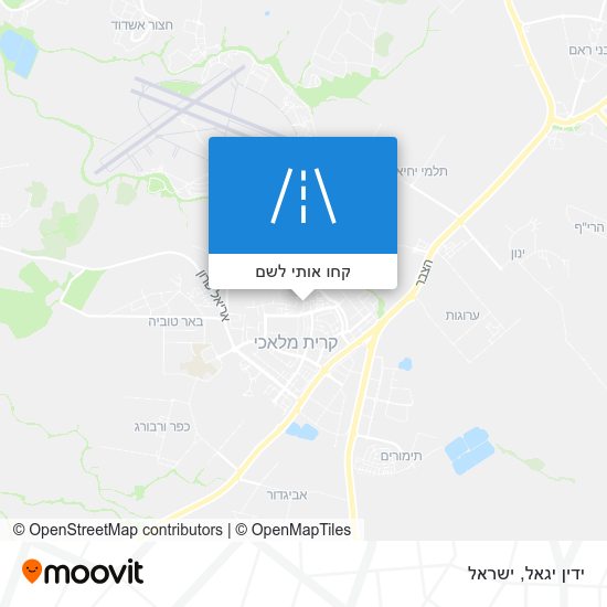 מפת ידין יגאל
