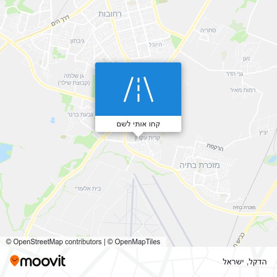 מפת הדקל