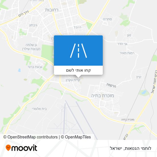 מפת לוחמי הגטאות