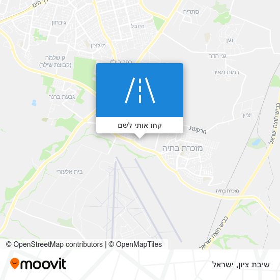 מפת שיבת ציון