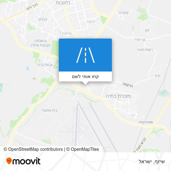 מפת שיזף