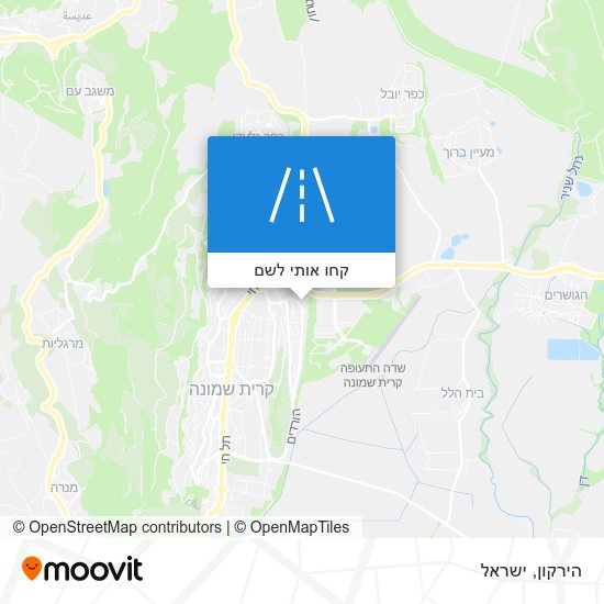 מפת הירקון