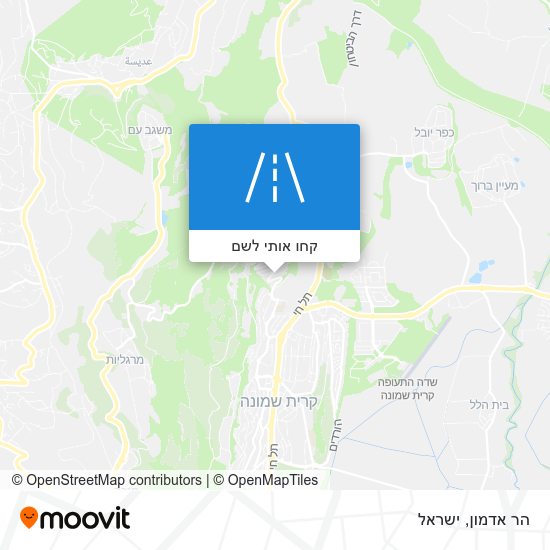 מפת הר אדמון