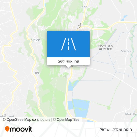 מפת חומה ומגדל