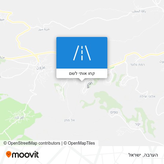 מפת הערבה
