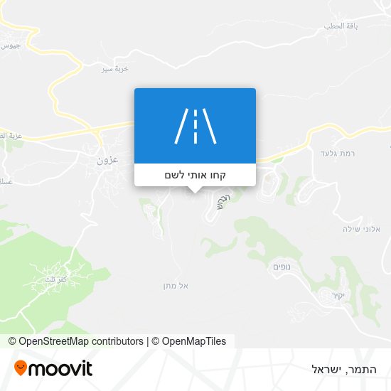 מפת התמר