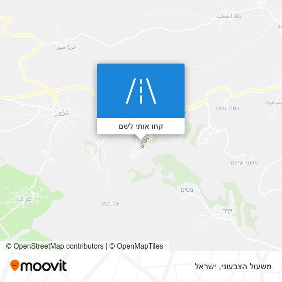 מפת משעול הצבעוני