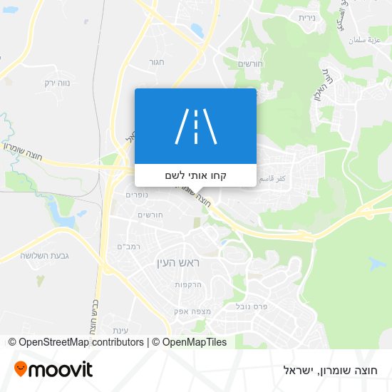 מפת חוצה שומרון