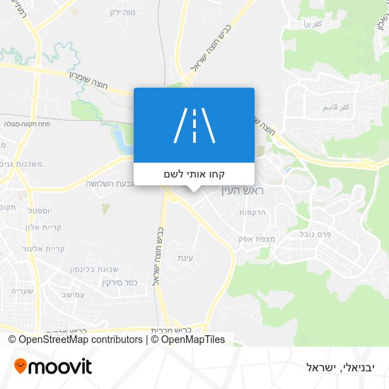 מפת יבניאלי