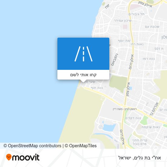 מפת אח"י בת גלים