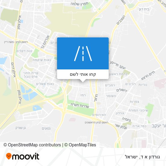 מפת גורדון א ד