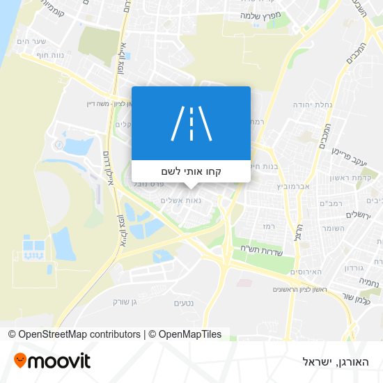מפת האורגן