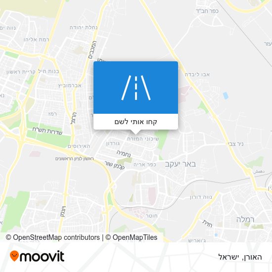 מפת האורן