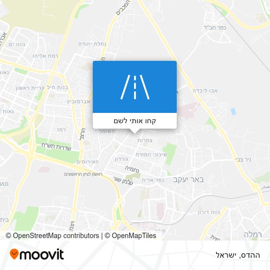 מפת ההדס