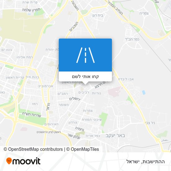 מפת ההתישבות